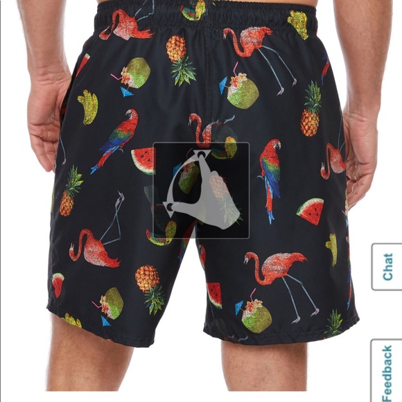 New Men’s St John Bay Nylon Swim Trunks - Picture 2 of 7